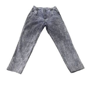 DEADSTOCK Black Vintage 90s Acid Wash High Waist Roper Plus Sized Jeans